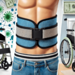 abdominal belt, commode wheelchair, wheelchair with toilet